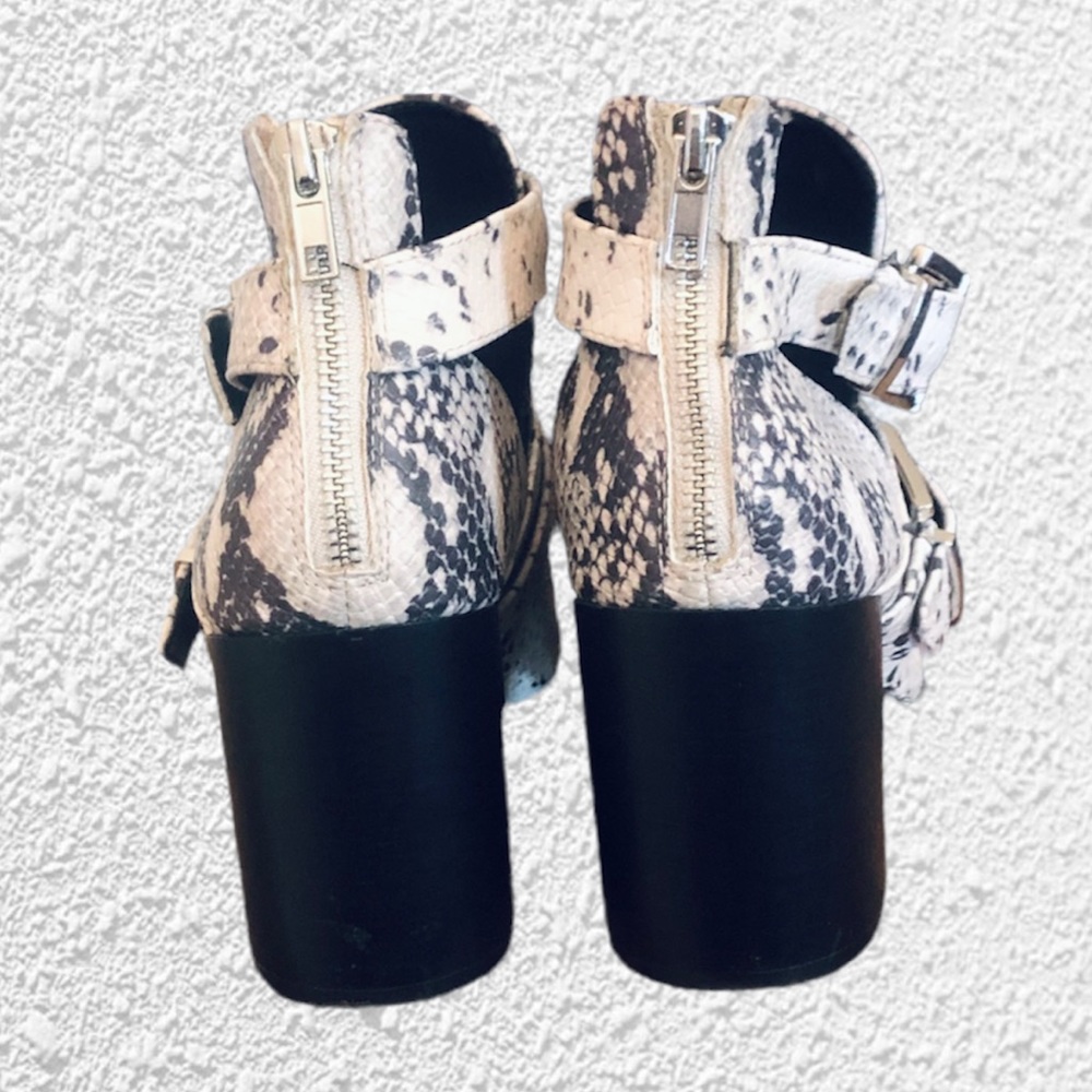 Steve Madden Snakeskin Booties - Picture 4 of 5
